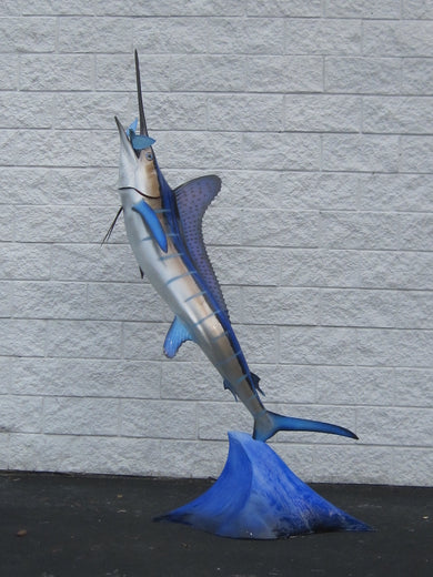 73" White Marlin Floor Mount